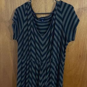 Torrid chevron maxi dress